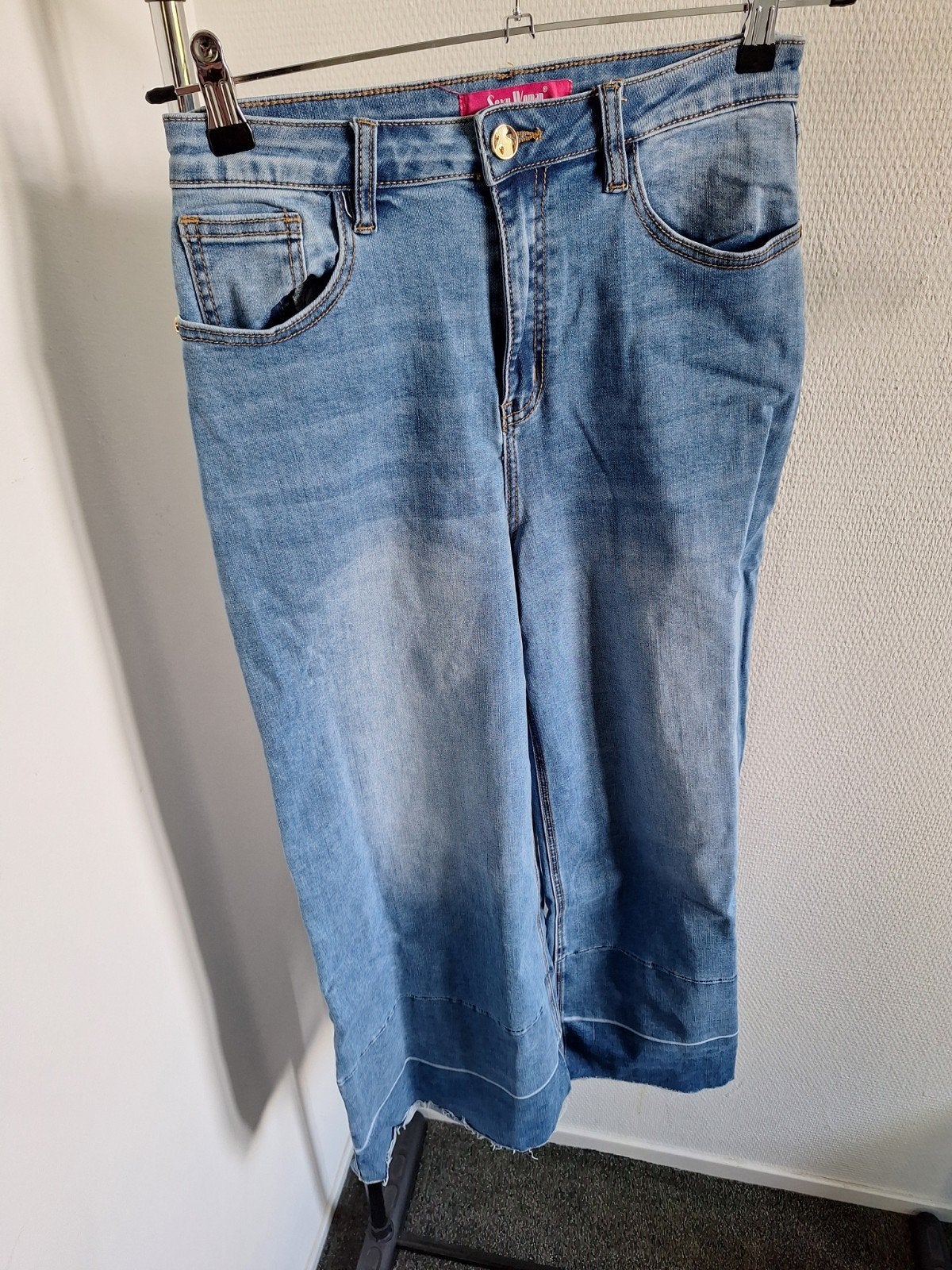 Sexy Woman Jeans - Maat L, Maat 38/40 (M), Blauw, Ophalen of Verzenden, Zo goed als nieuw