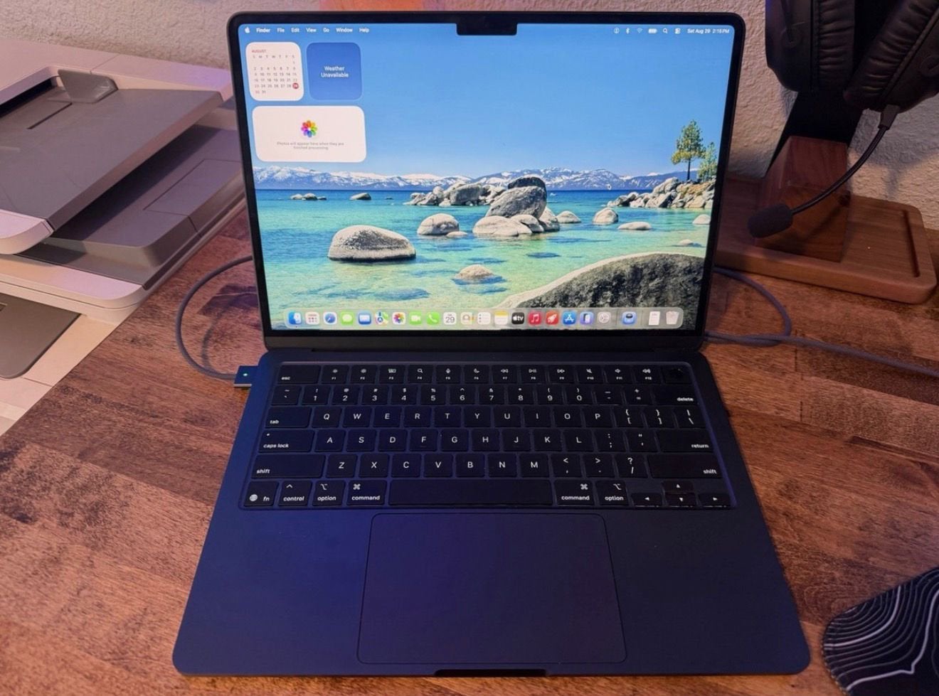 Apple Macbook Air 2025 13 inch 16GB Ram Midnight Blue, Ophalen of Verzenden, Zo goed als nieuw, 13 inch
