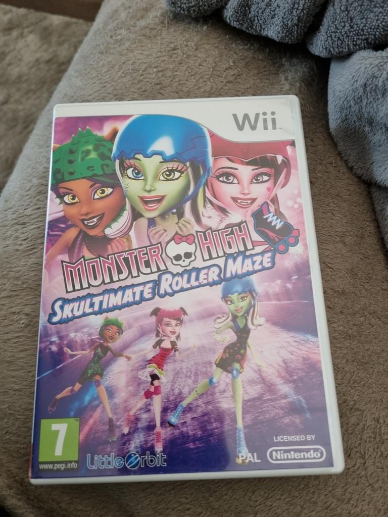 Monster High Skultimate Roller Maze - Wii, Spelcomputers en Games, Gebruikt, 1 speler, Racen en Vliegen, Ophalen of Verzenden
