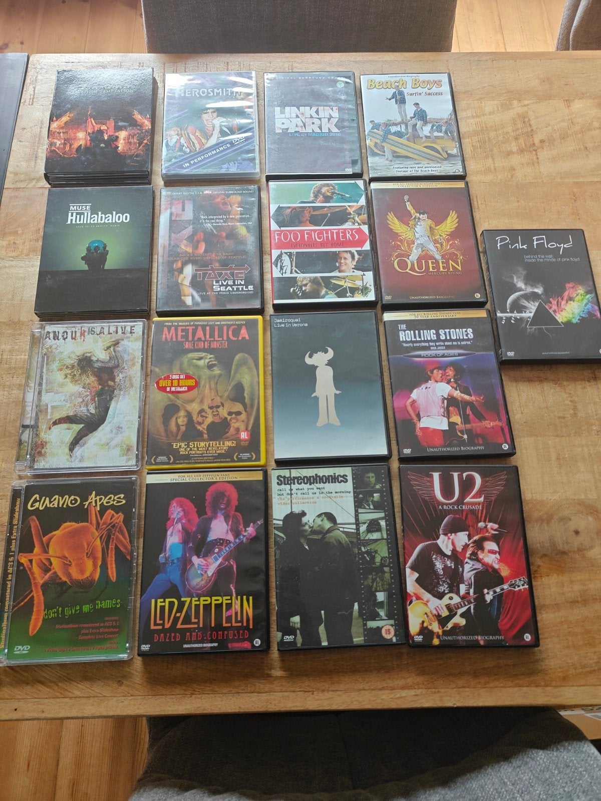 Collectie muziek-dvd's: rock, metal, pop, Alle leeftijden, Ophalen of Verzenden, Concert, Inclusief doosje