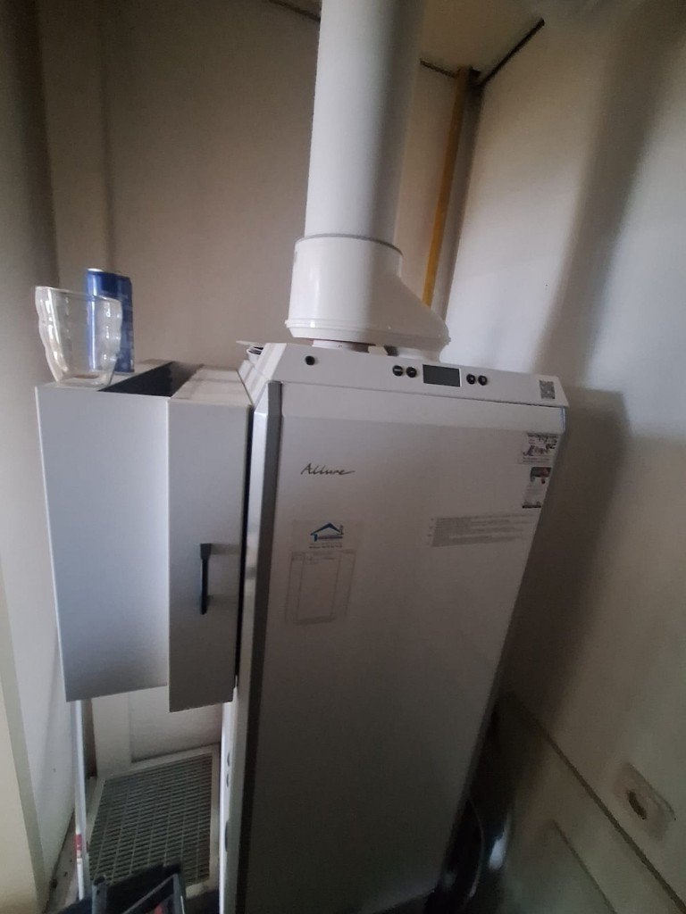 2 keer luchtverwarming, Doe-het-zelf en Verbouw, Verwarming en Radiatoren, Ophalen, Gebruikt, Overige typen, 60 tot 150 cm