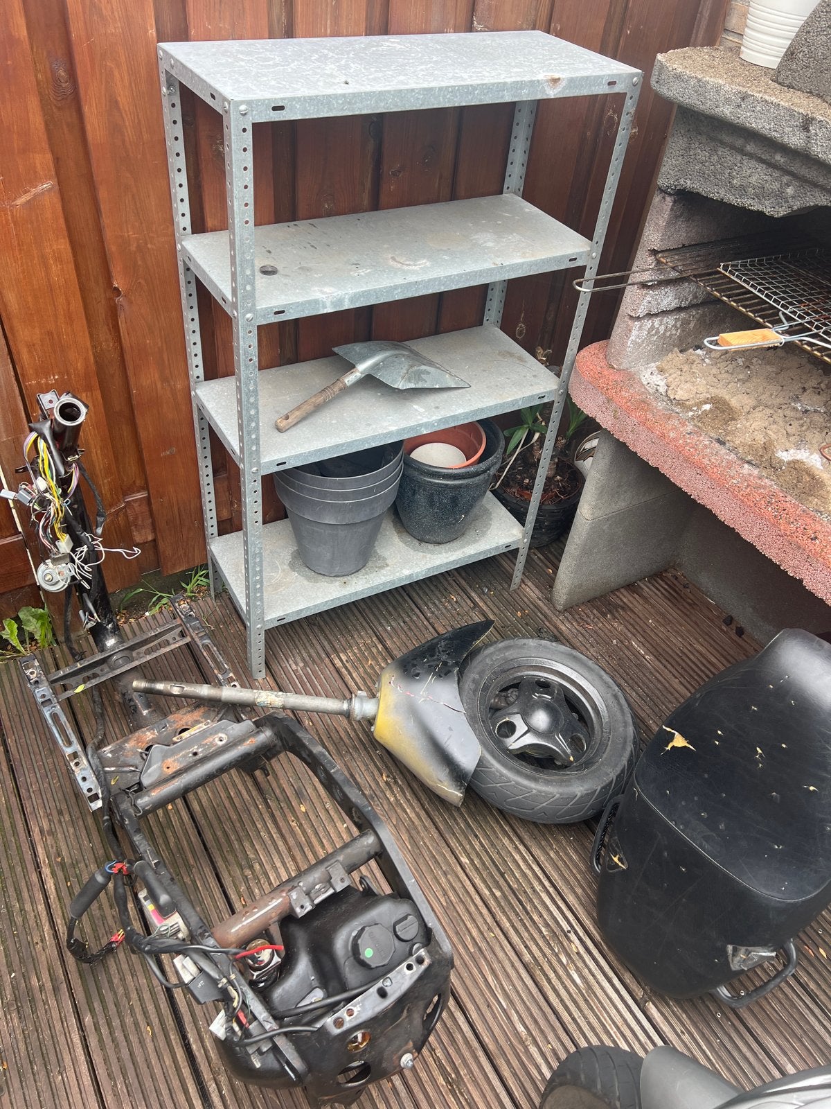 Piaggio Sfera frame, voorvork en buddyseat, Ophalen, Gebruikt, Frame, Piaggio