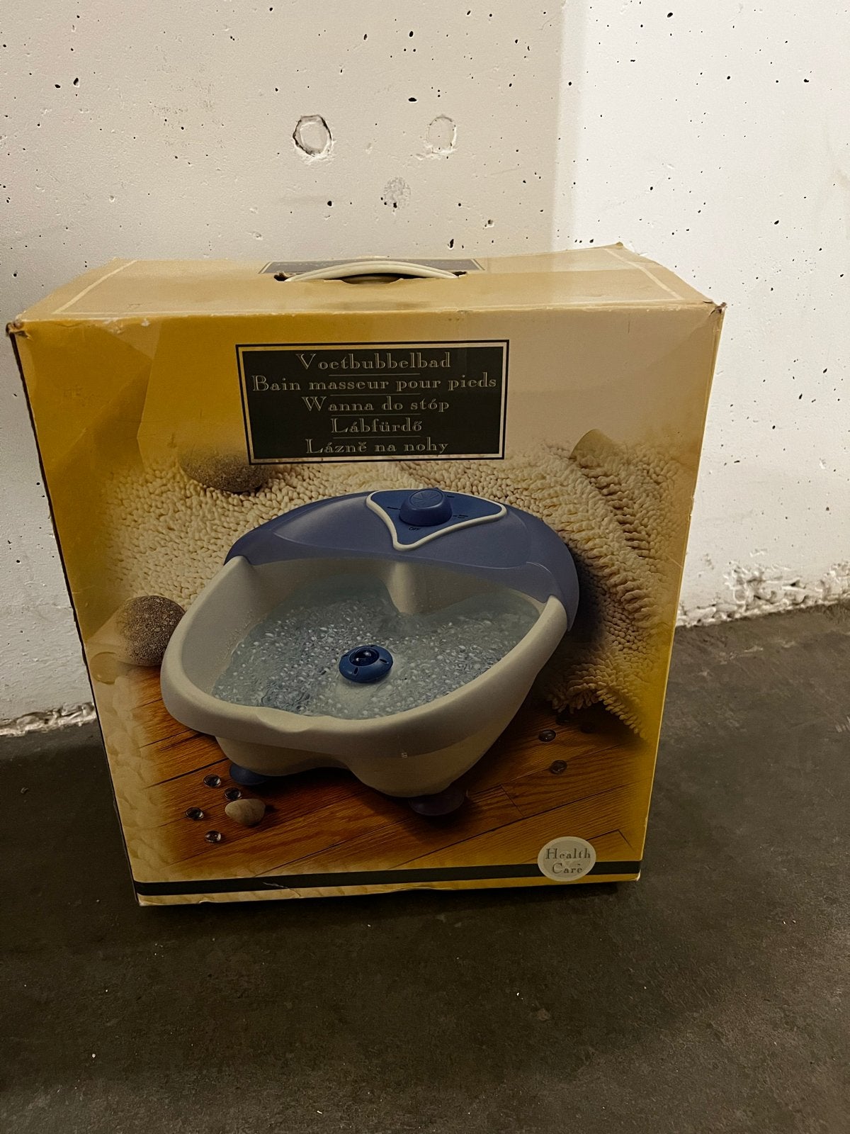 Voetenbubbelbad met massage- en warmtefunctie, Ophalen of Verzenden, Gebruikt, Hand- en Voetverzorging