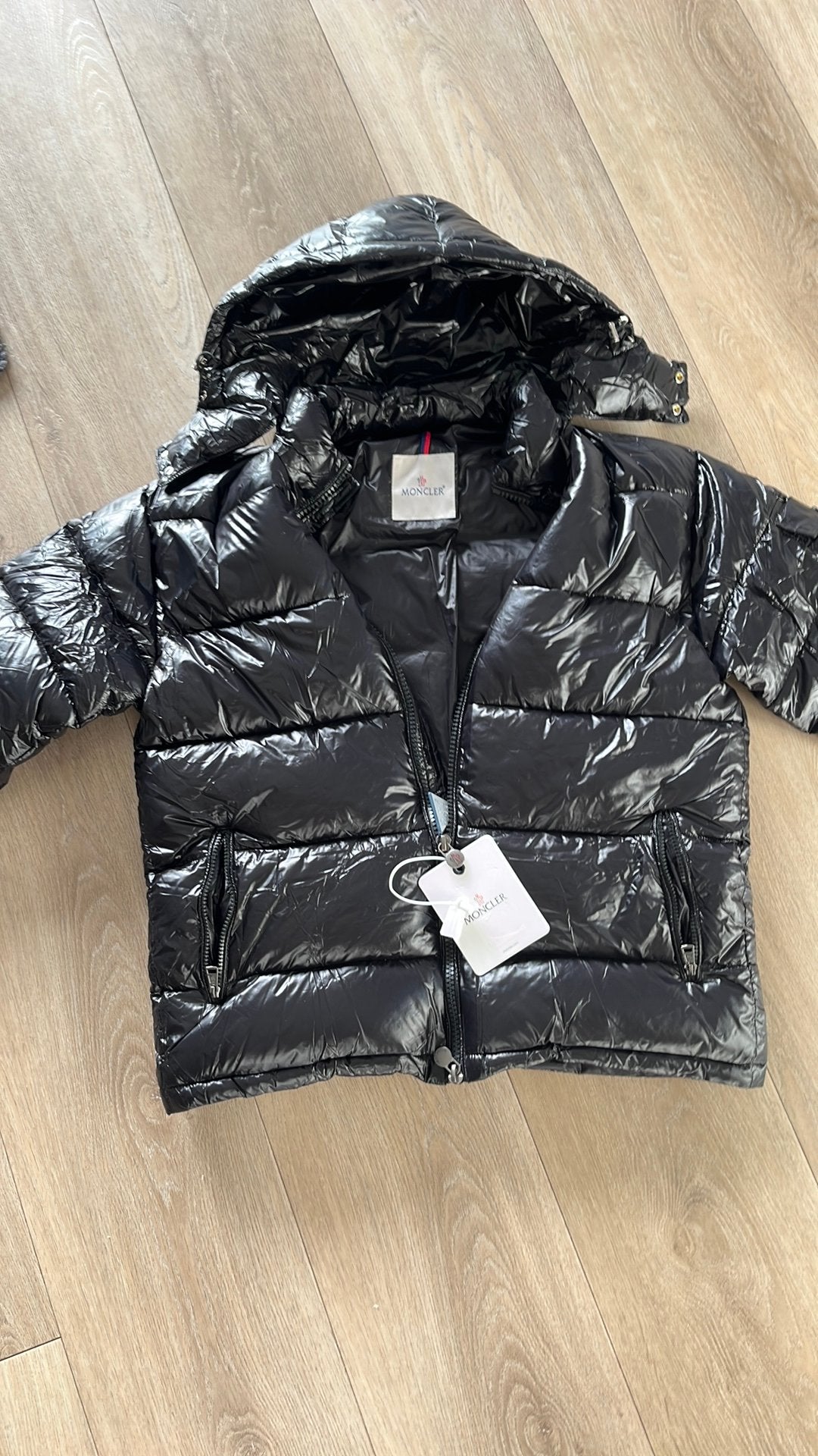 Moncler maya, Kleding | Heren, Jassen | Winter, Ophalen of Verzenden, Zo goed als nieuw, Zwart
