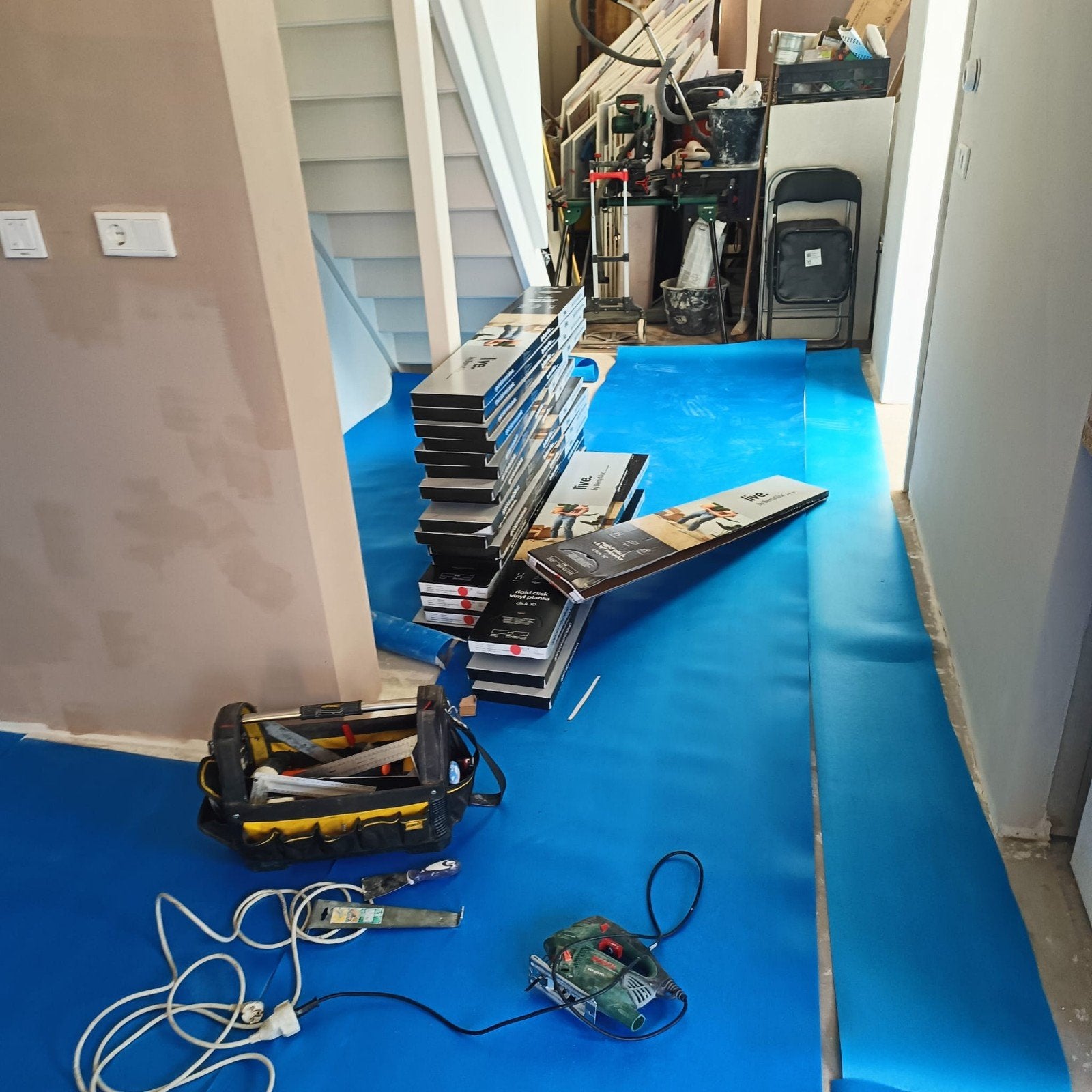 Laminaat legger pvc visgraat, Ophalen of Verzenden, Minder dan 2 meter