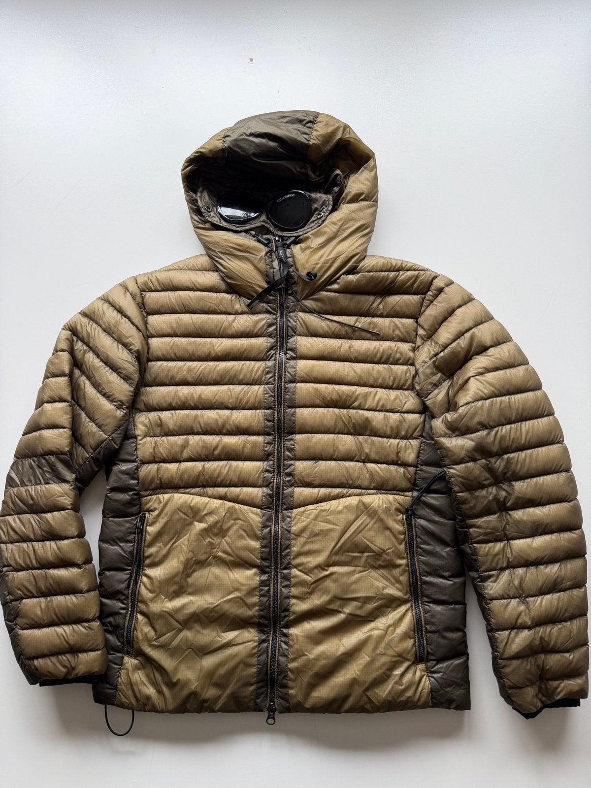 C.P. Company DD Shell Goggle Jacket - Maat 48 (M), Ophalen of Verzenden, Gedragen, Maat 48/50 (M), Bruin