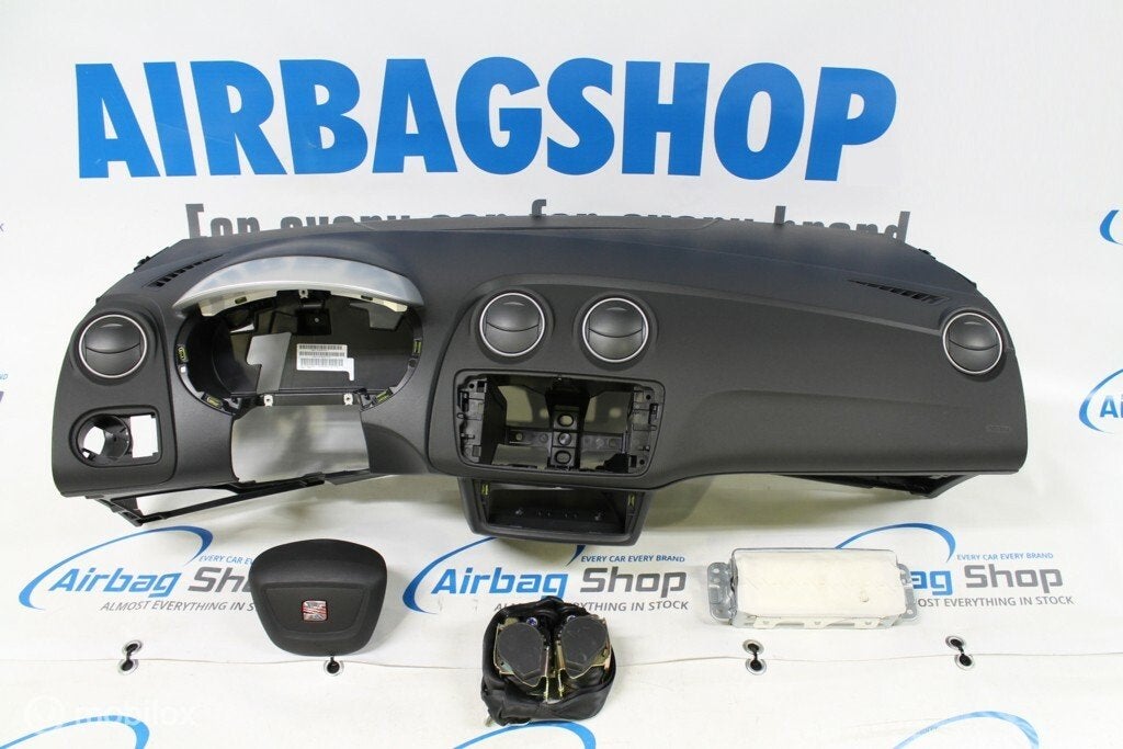 Airbag set - Dashboard zwart Seat Ibiza (2008-2015), Gebruikt, Ophalen of Verzenden