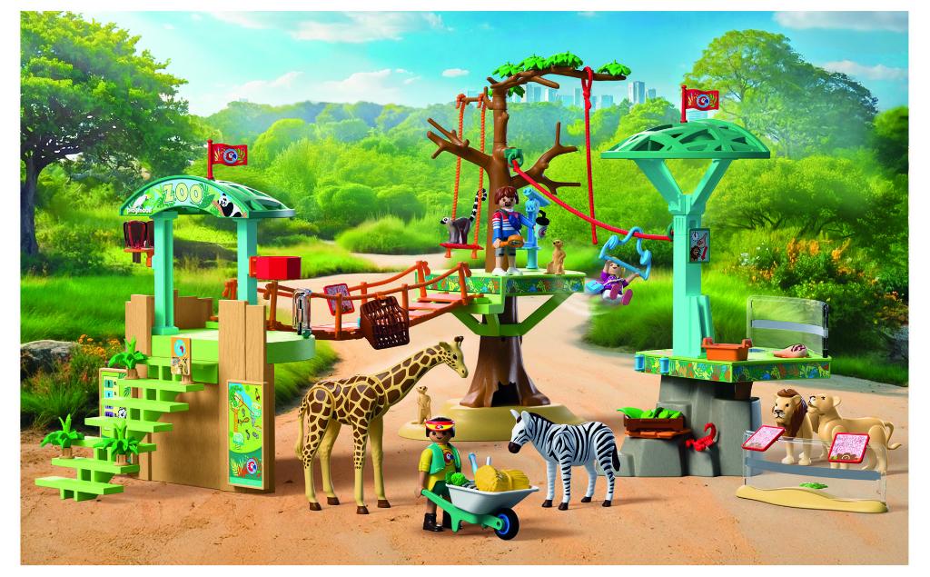 PLAYMOBIL 72070 Dierentuin Wildernis Klimpark 169 delig, Ophalen of Verzenden, Nieuw, Complete set