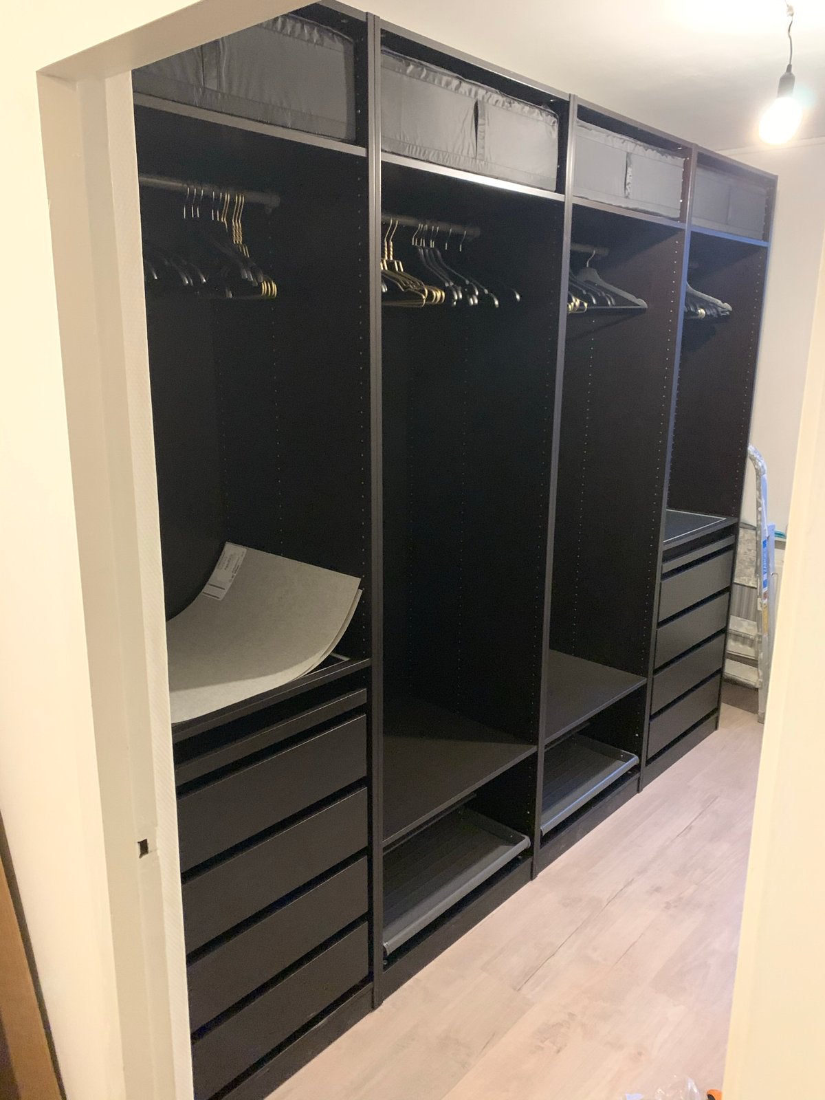 IKEA Pax kast - Complete kledingkastoplossing, Ophalen, 200 cm of meer, Zo goed als nieuw, Met lade(s)