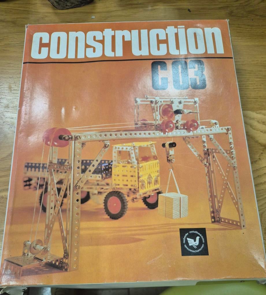 Vintage Construction C03 Metaalbouwdoos, Ophalen of Verzenden, Gebruikt, Overige merken