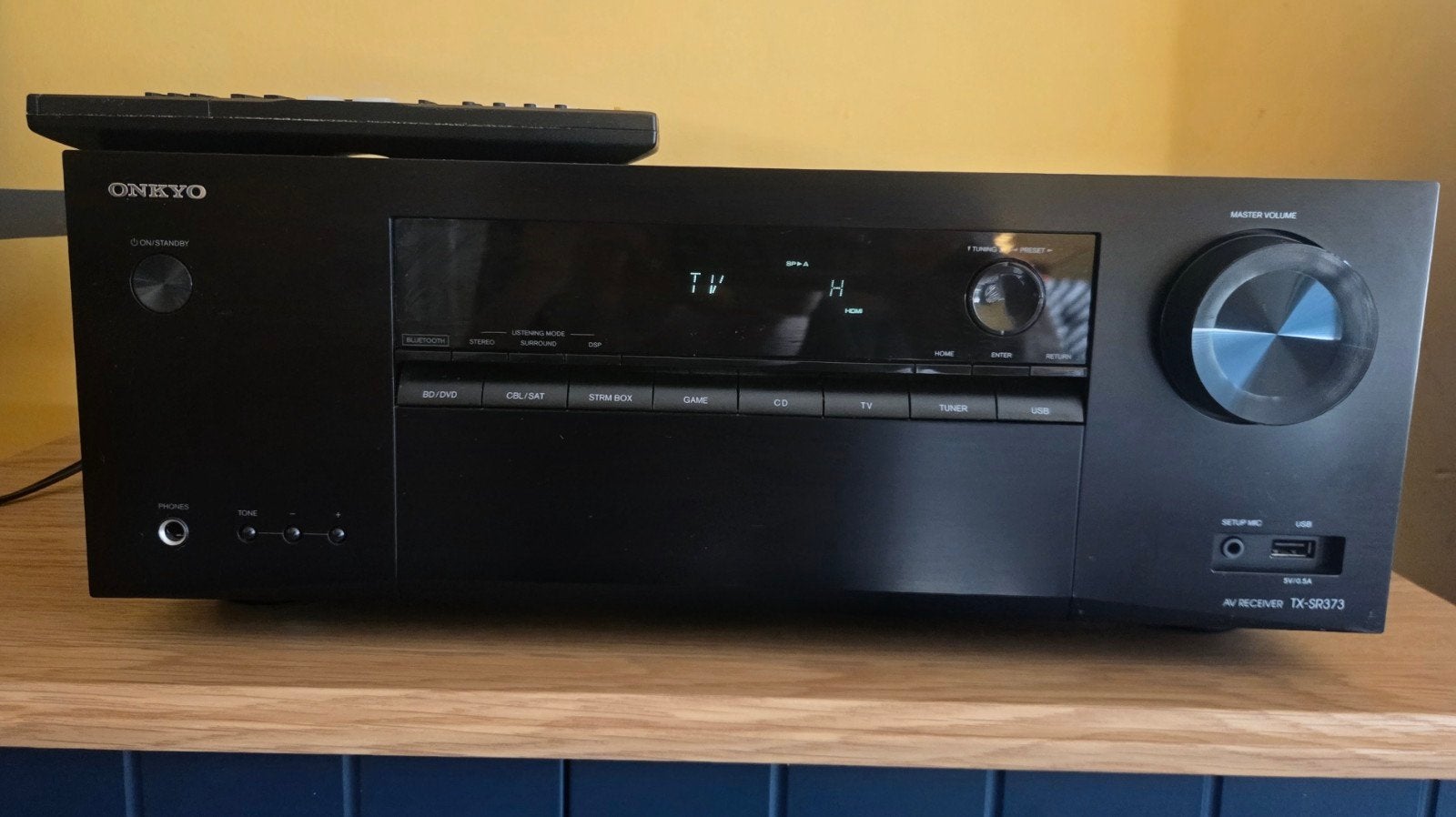 Onkyo TX-SR373 AV Receiver - Zeer goede staat., Audio, Tv en Foto, Versterkers en Receivers, Ophalen, Overige systemen, Zo goed als nieuw