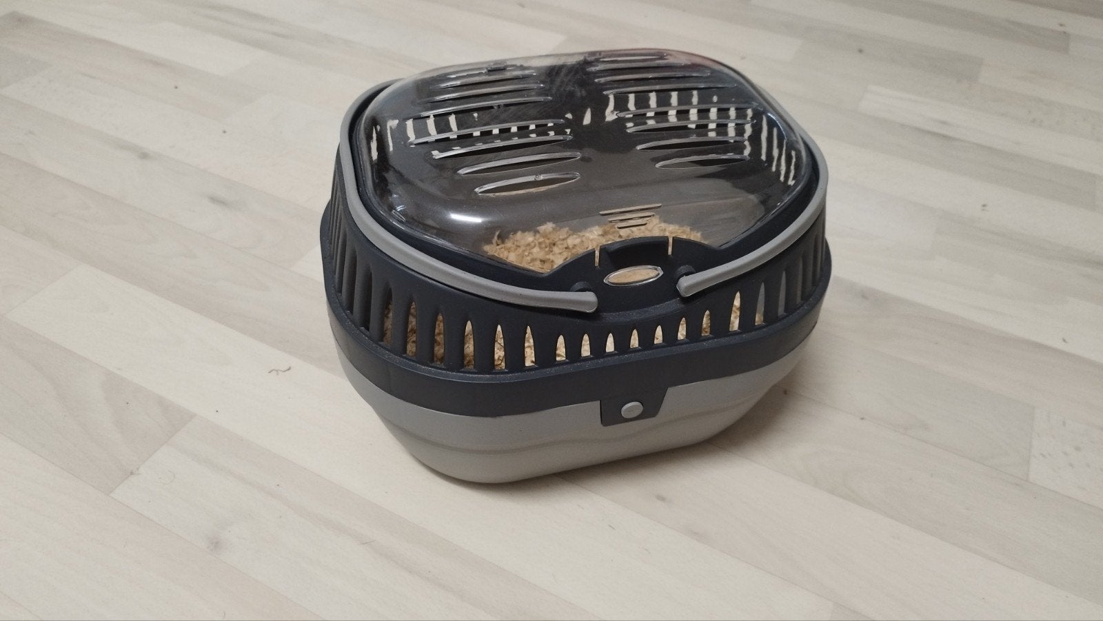 Transport mandje voor knaagdier (hamster / konijn / cavia), Ophalen of Verzenden, Zo goed als nieuw, Transportkoffer of -box