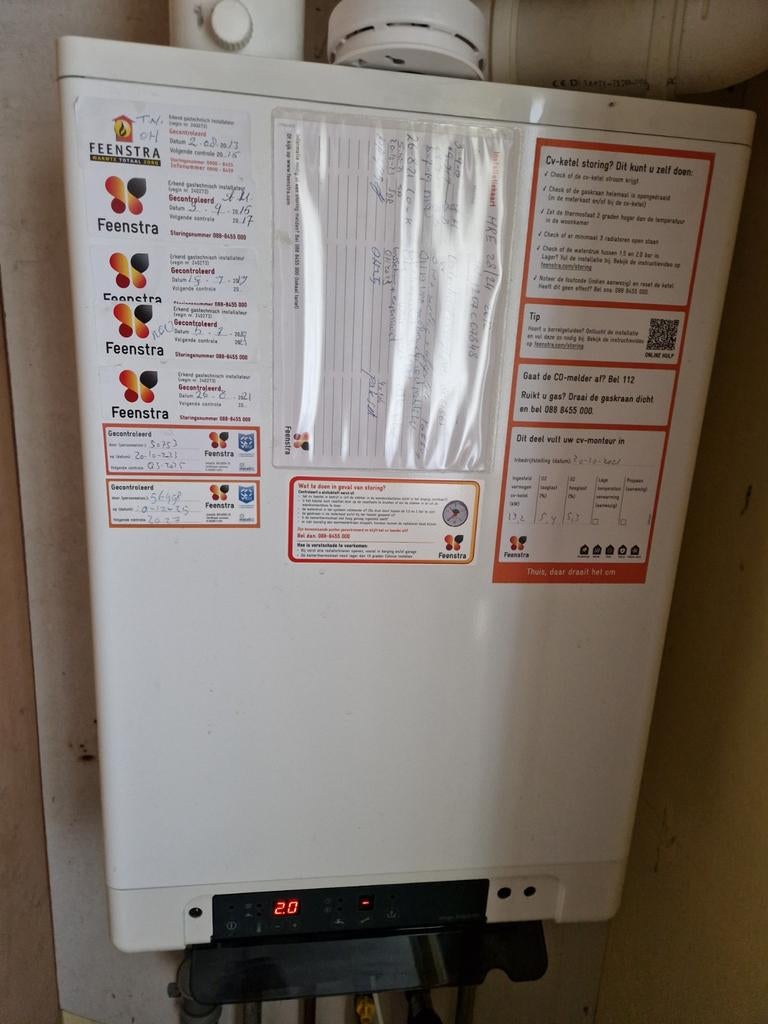 Intergas Kombi Kompakt HRE 28/24 CV-ketel (bouwjaar 2012), Ophalen, Minder dan 60 cm, Cv-ketel of Combi-ketel, 30 tot 80 cm