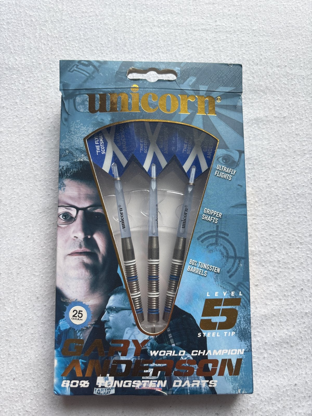Unicorn Gary Anderson Darts - Nieuw in doos, Ophalen of Verzenden, Nieuw, Pijlen