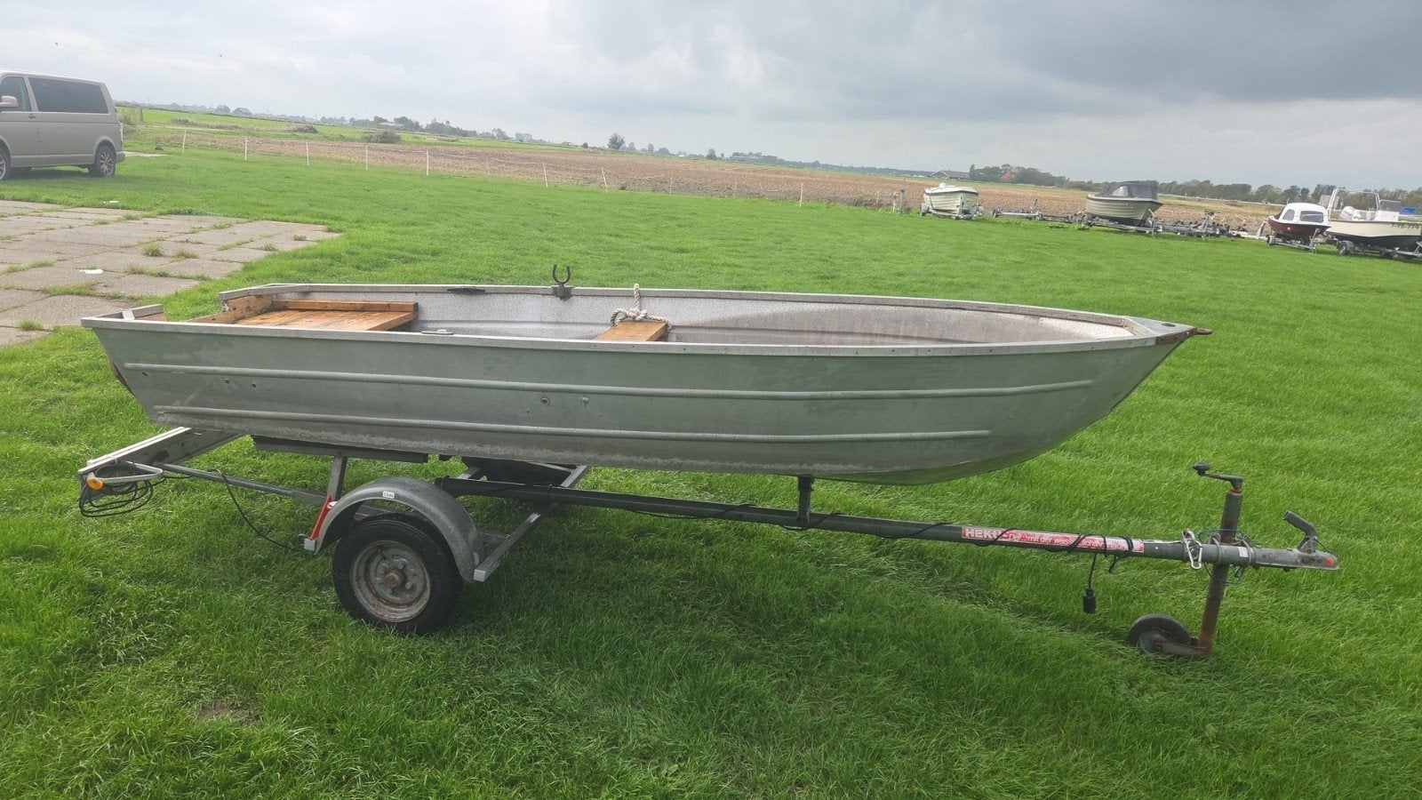 aluminium visboot te koop 380, Ophalen of Verzenden, Aluminium