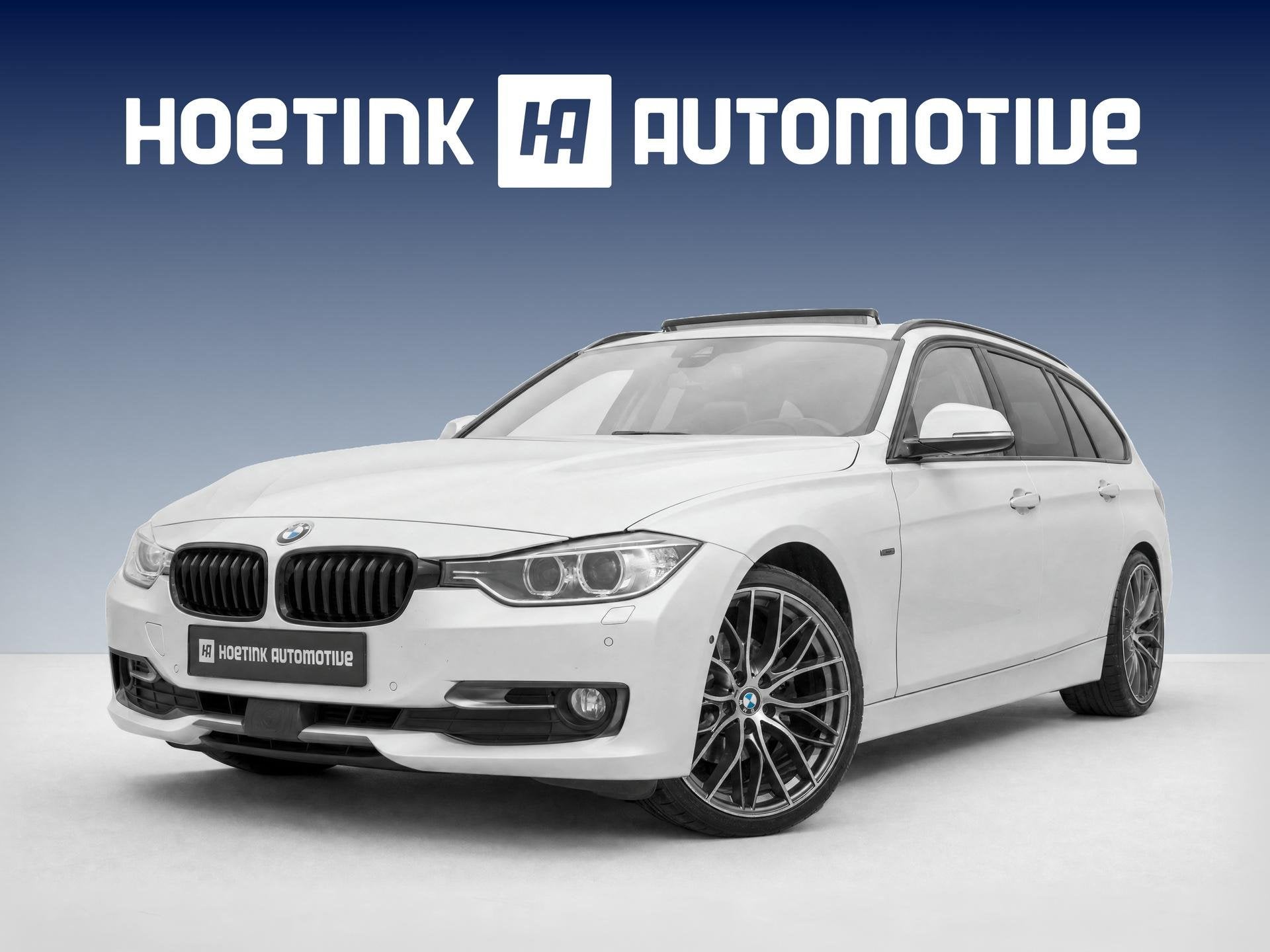 BMW 3-serie Touring 320d High Executive | Pano | Hud | Deale, Auto's, Zwart, 4 cilinders, Wit, Diesel