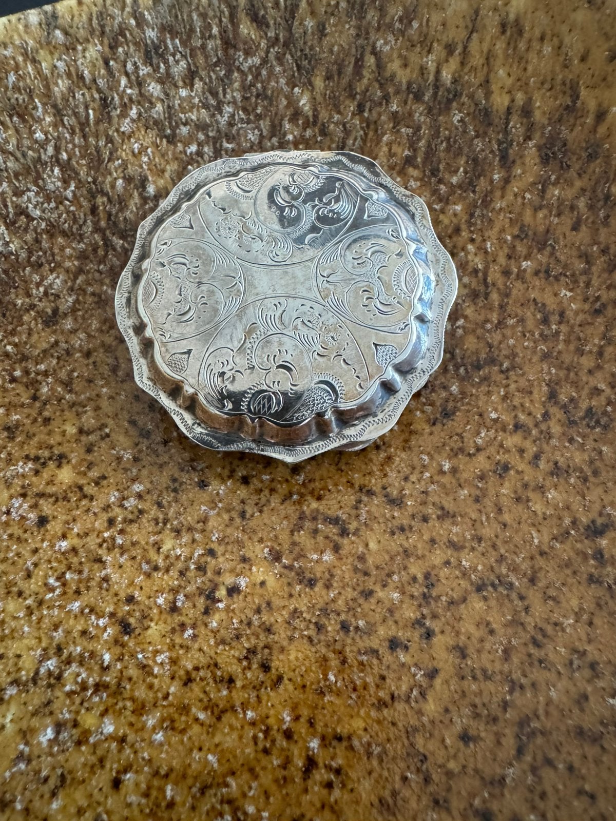 Echt zilver pepermunt doosje, Ophalen of Verzenden, Zilver
