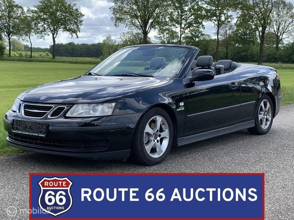 Saab 9-3 Turbo Cabriolet | 2005 | Route 66 Auctions, Auto's, Saab, Bedrijf, Te koop, Saab 9-3, Benzine, Overige carrosserieën