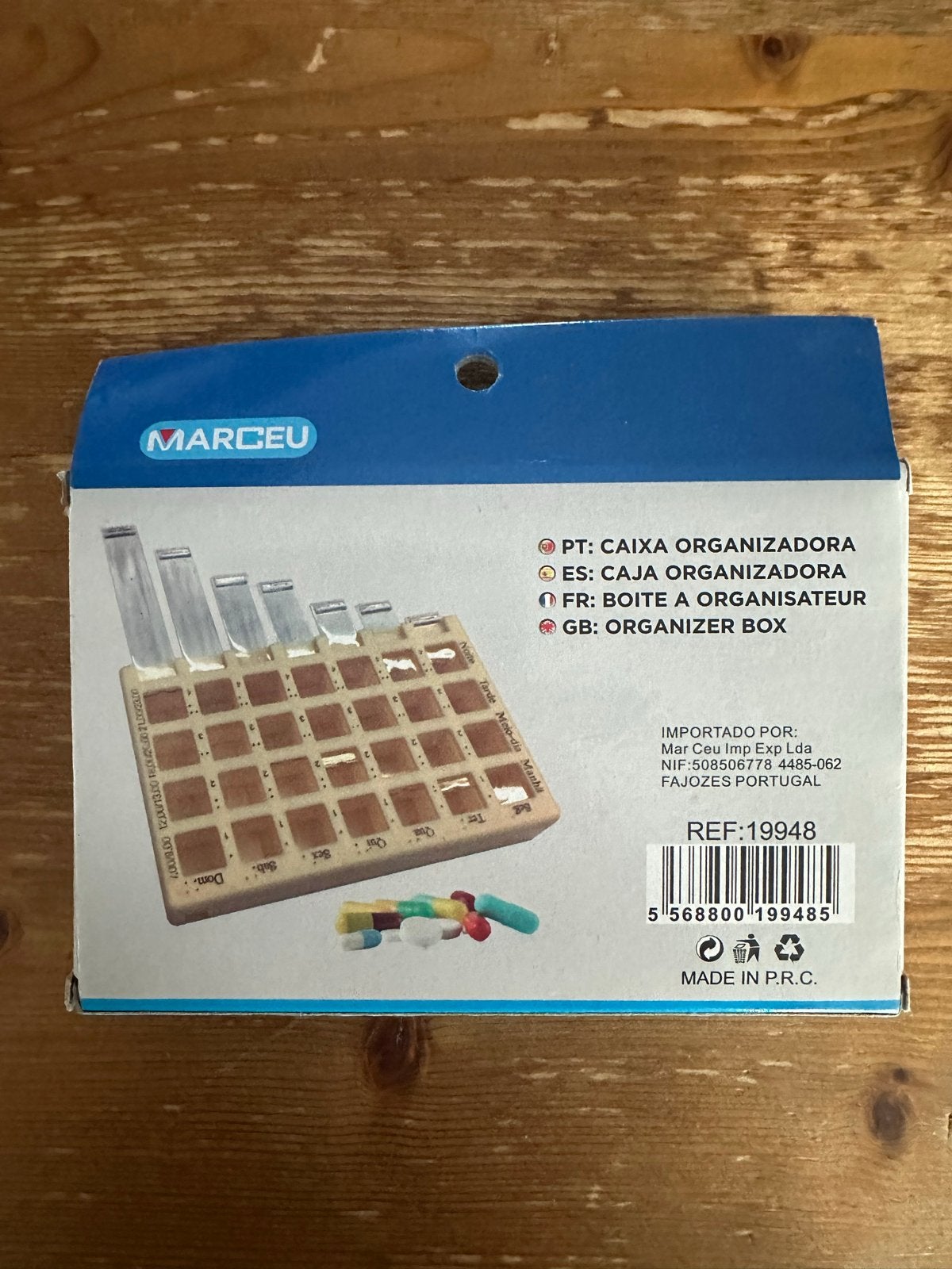 Pillendoos, Ophalen, Nieuw
