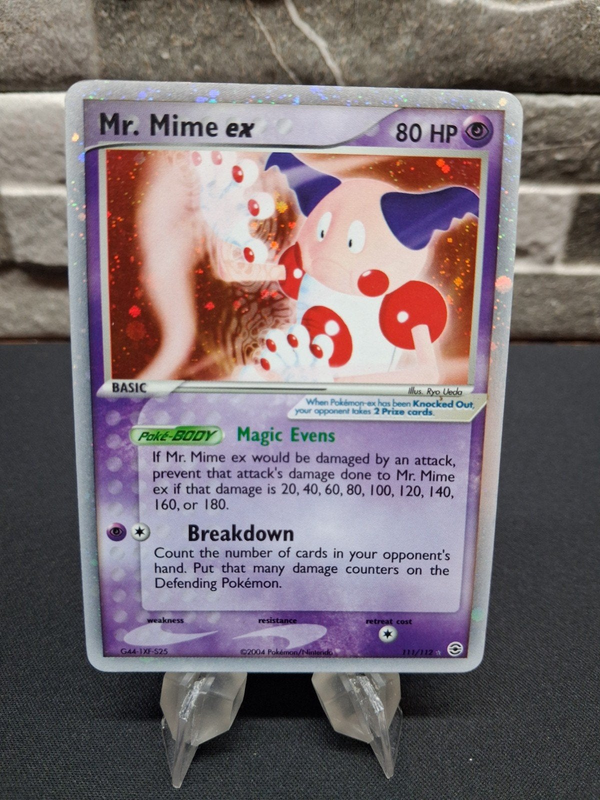 Mr. Mime ex 113/112 EX FireRed & LeafGreen Pokémon Kaart, Ophalen of Verzenden, Zo goed als nieuw, Losse kaart