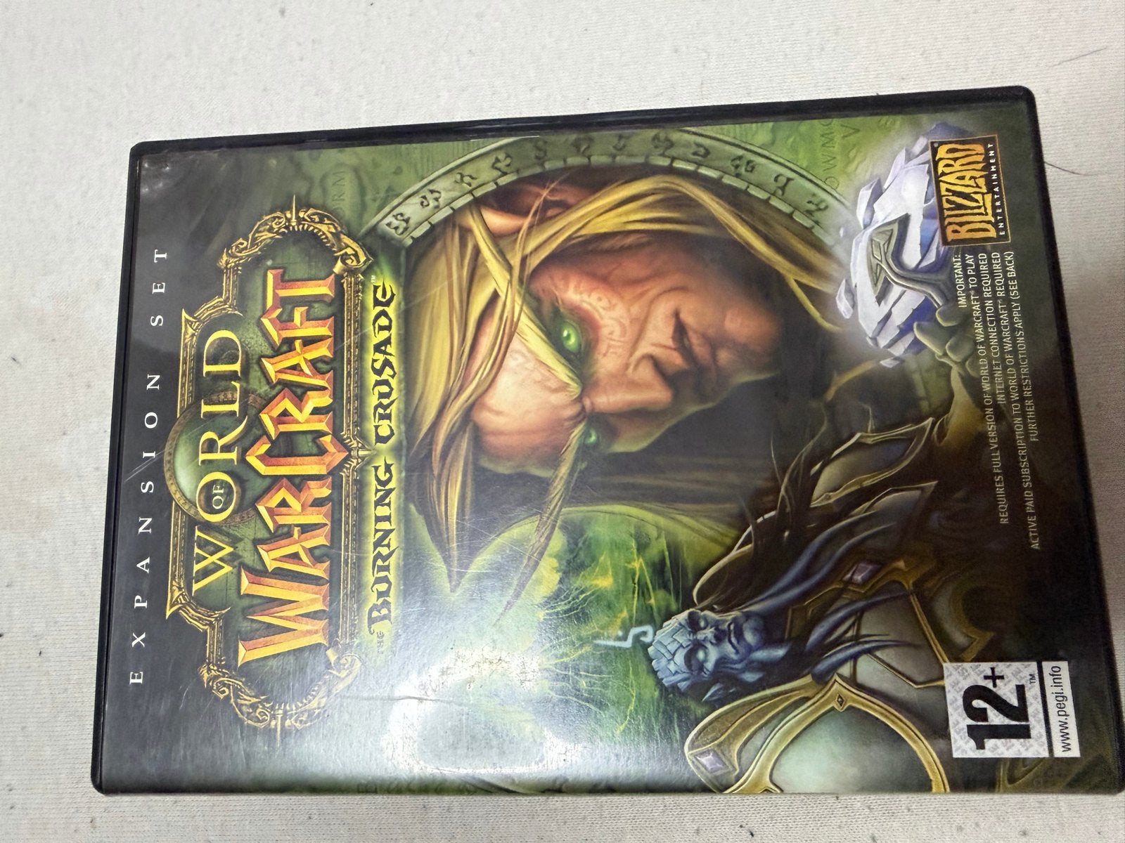 World of Warcraft: The Burning Crusade PC Spel, Spelcomputers en Games, Games | Pc, Online, Gebruikt, Ophalen of Verzenden, Role Playing Game (Rpg)
