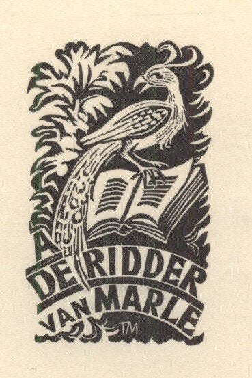 1695 Ex Libris Nederland : Thijs Mauve, 1953, Verzenden, Ex libris