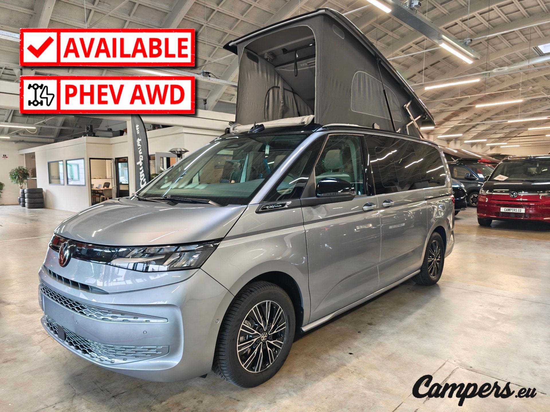Volkswagen California Beach EHYBRID DSG 4MOTION 245 PK, Caravans en Kamperen, Automaat, Buscamper of Camperbus, Volkswagen, Bedrijf