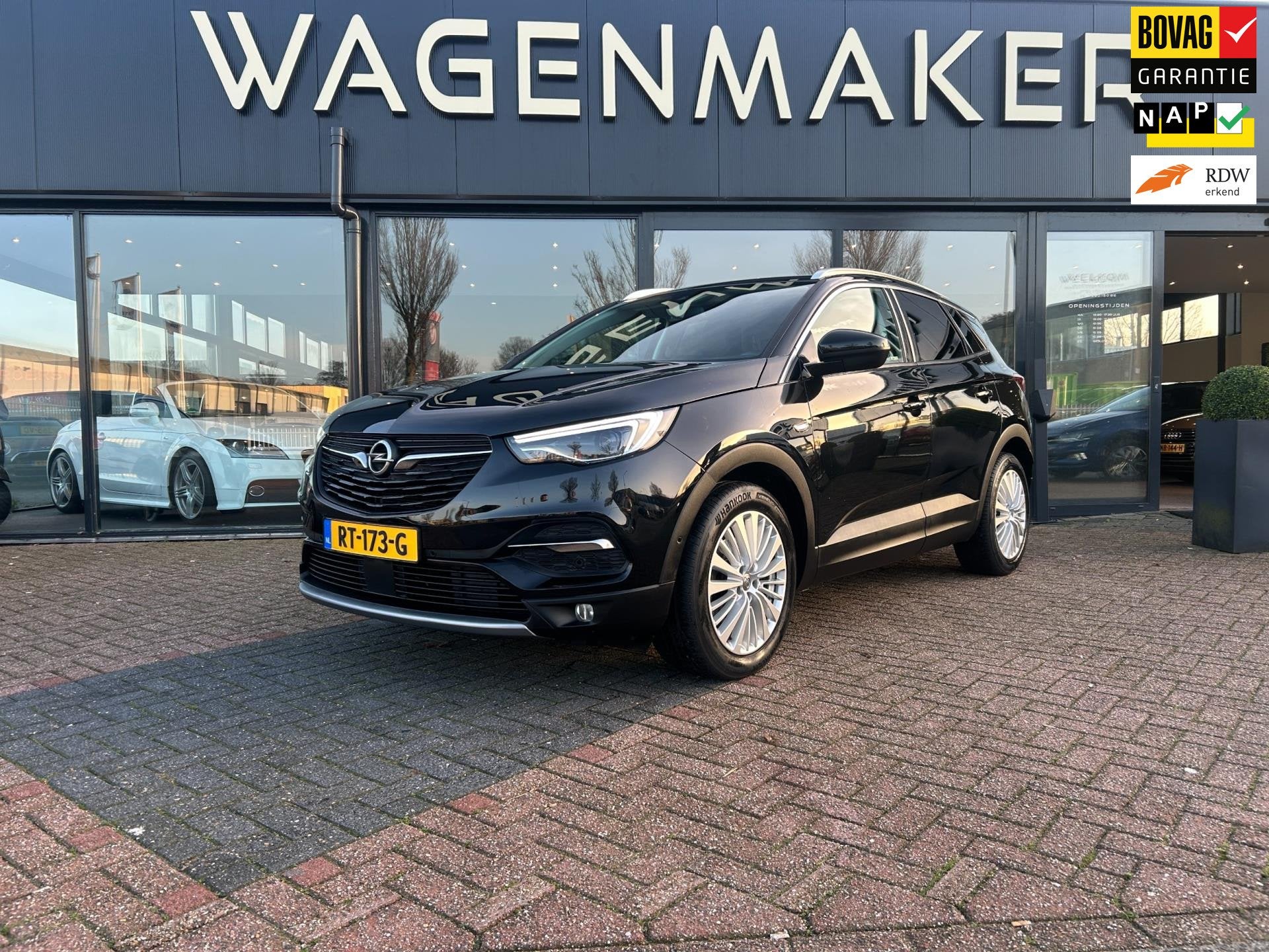 Opel Grandland X 1.2 Turbo Innovation Clima|Cruise|NAV|Carpl, Auto's, Voorwielaandrijving, Gebruikt, Euro 6, 1199 cc