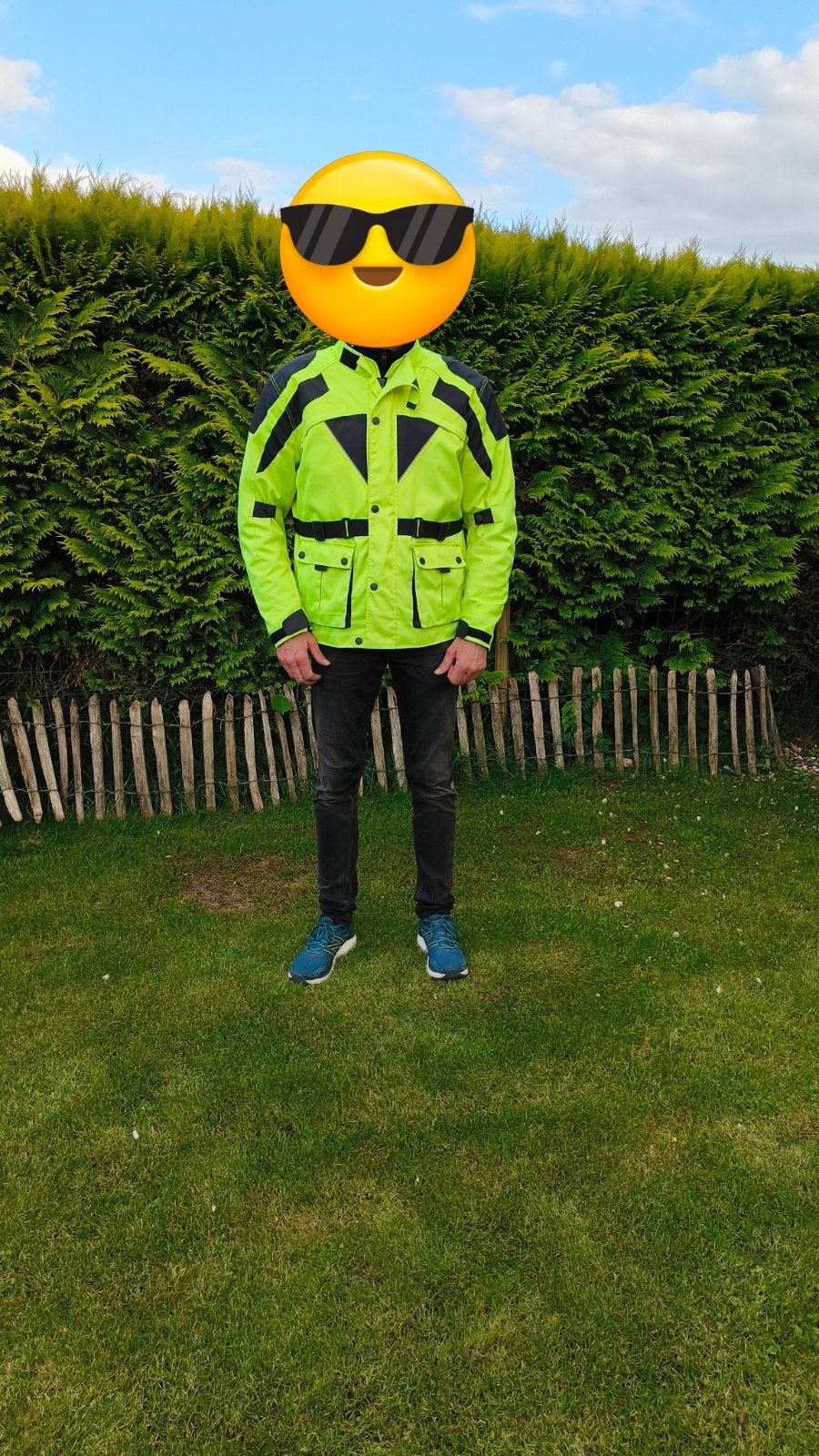 Opvallende motorjas - Maat 3XL (valt als XL), Onbekend, Maat 56/58 (XL), Ophalen of Verzenden, Gedragen