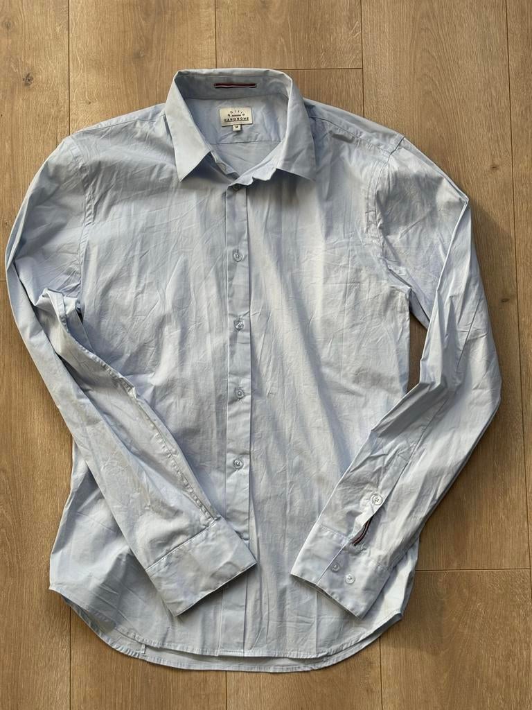 Philip Handsome Lichtblauwe Blouse Maat M - Zo goed als nieu, Ophalen of Verzenden, Zo goed als nieuw, Blauw, Halswijdte 39/40 (M)