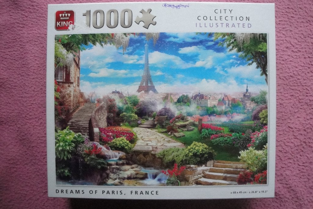 KING CITY COLLECTION PUZZLE 1.000 stukjes voor 2,50euro., Ophalen of Verzenden, 500 t/m 1500 stukjes, Zo goed als nieuw, Legpuzzel