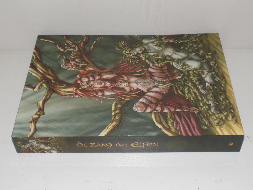 De zang der Elfen ~ Complete serie HC's 1 tm 3 + BOX + teken, Eén stripboek, Ophalen of Verzenden, Zo goed als nieuw
