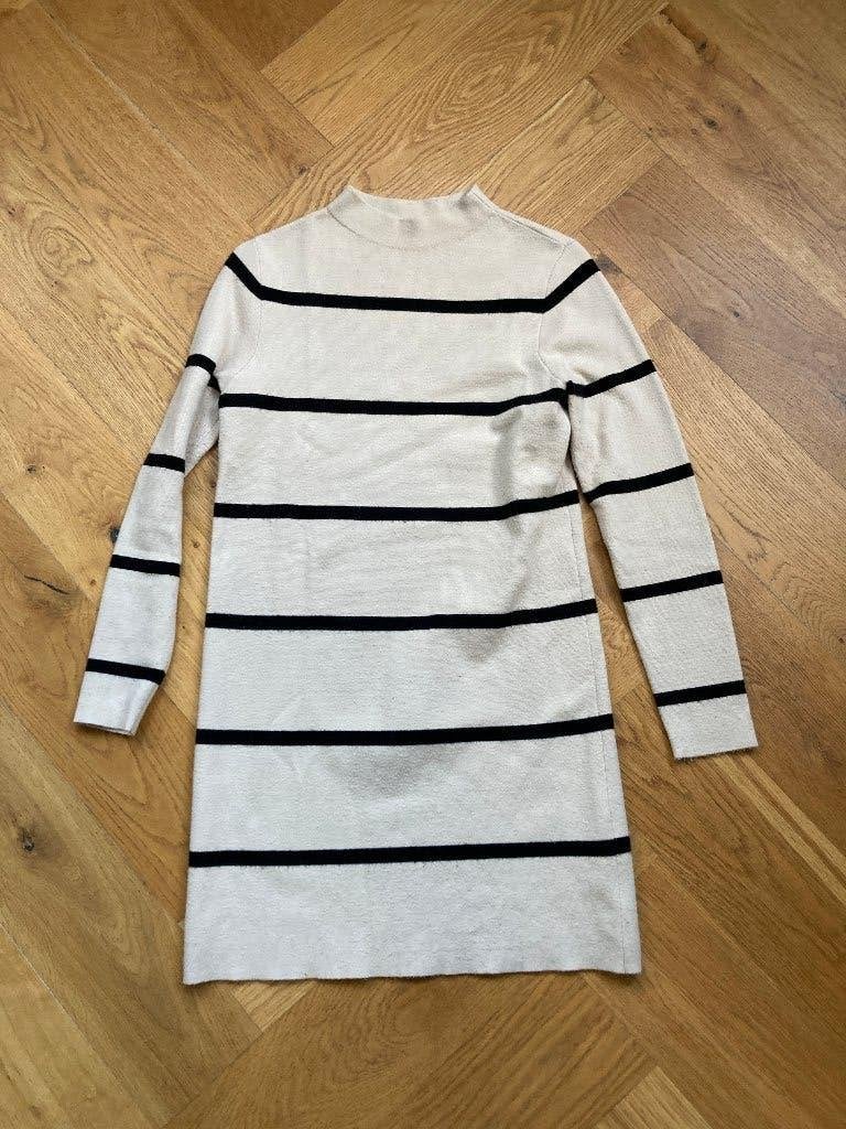 YAYA Women gestreepte jurk, Kleding | Dames, Jurken, Beige, Ophalen of Verzenden, Zo goed als nieuw, YAYA Women