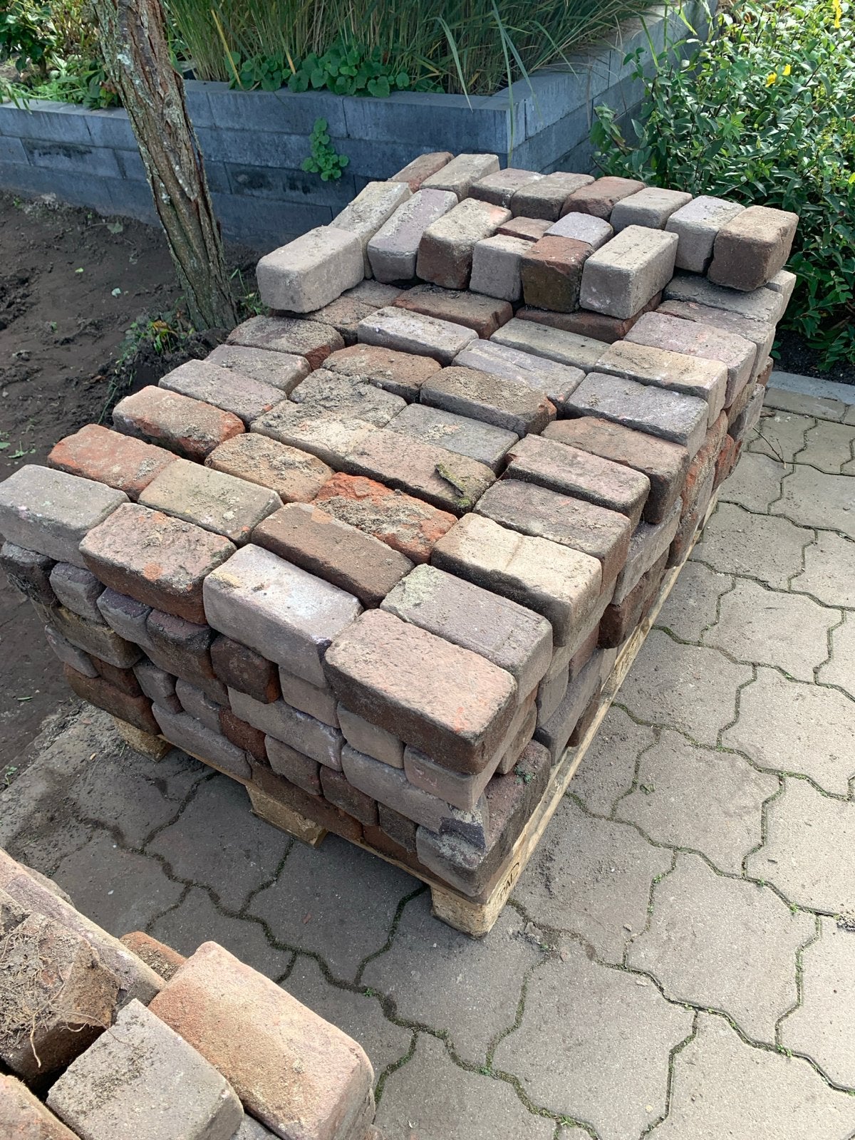 Oude klasieke waaltjes 10 duimers, Ophalen, Gebruikt, Klinkers, 10 m² of meer