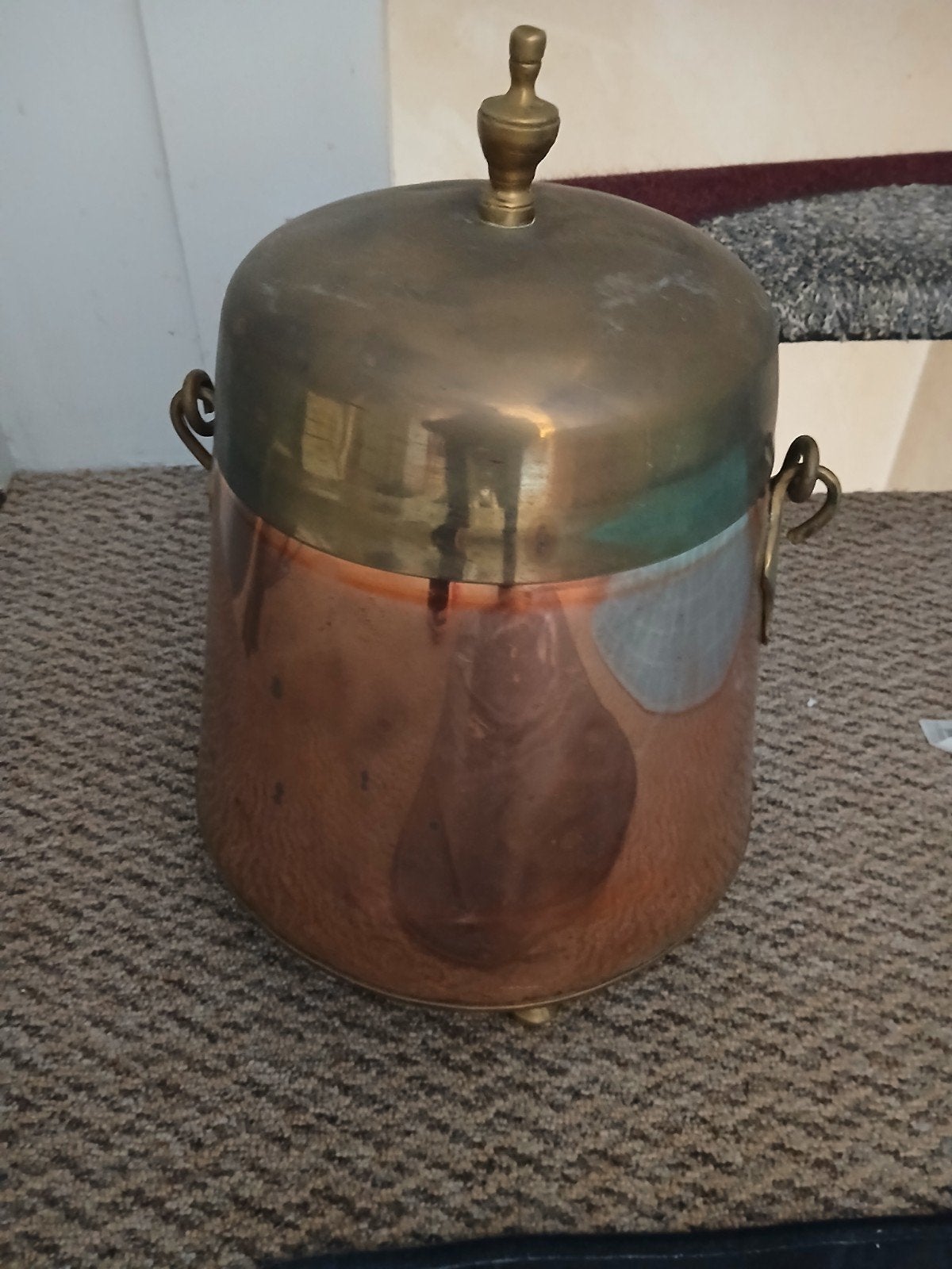 koperen doofpot, Ophalen, Koper
