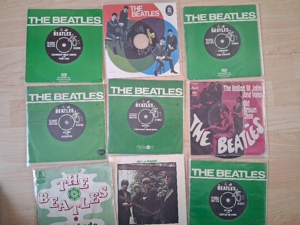 9 x the Beatles, Verzenden, Gebruikt, Pop