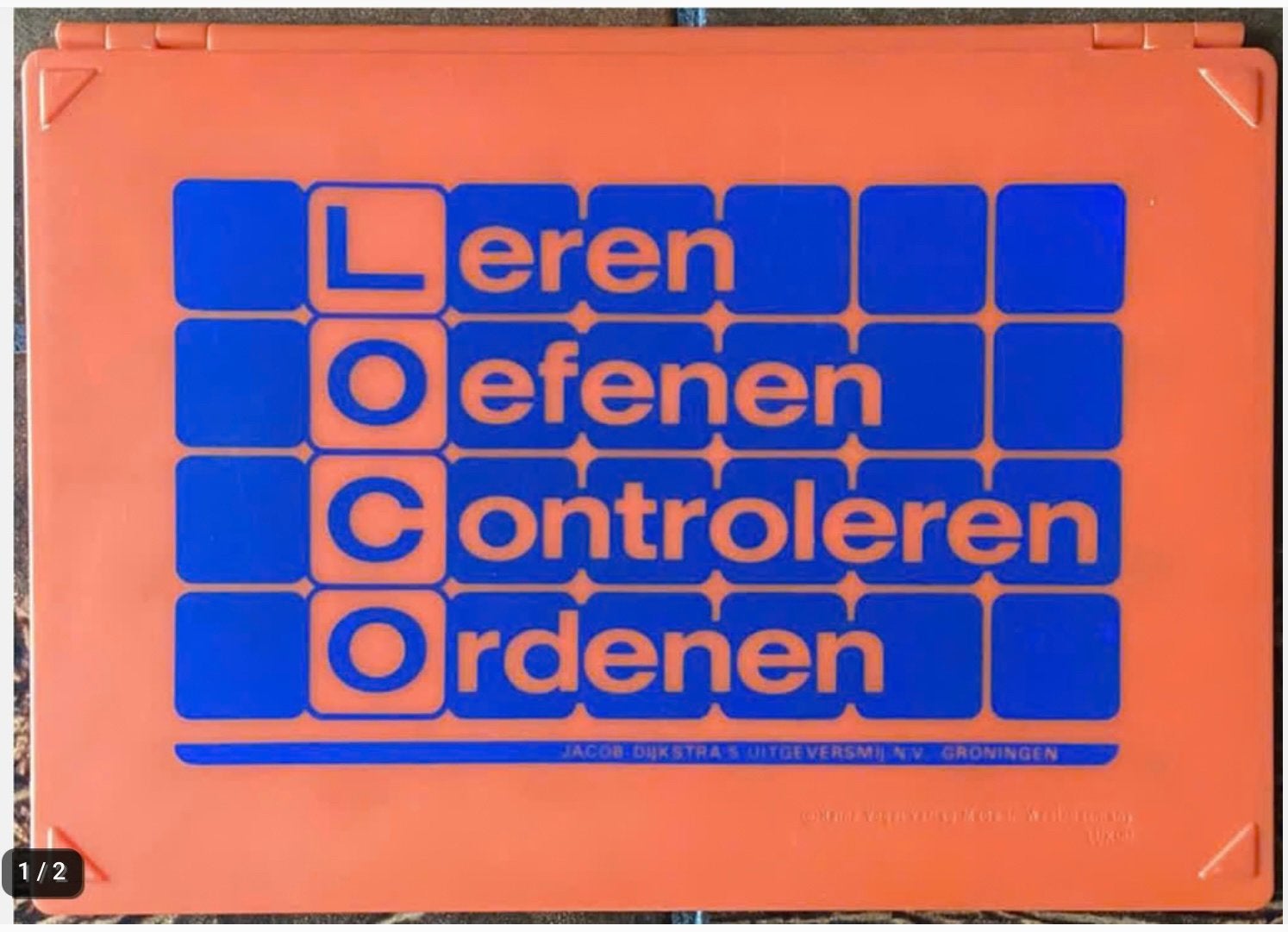 Maxi loco basisdoos vintage, Kinderen en Baby's, Ophalen of Verzenden, Zo goed als nieuw