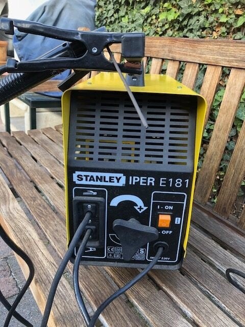 Stanley IPER E181 lasapparaat, Doe-het-zelf en Verbouw, Ophalen, Zo goed als nieuw, 150 tot 250 ampère, Elektroden