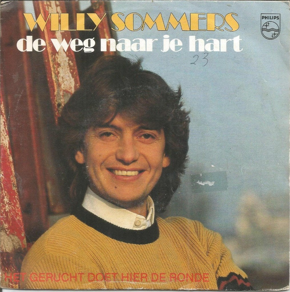 Willy Sommers – De Weg Naar Je Hart (1983), Gebruikt, Fotohoes, 7 inch, Ophalen of Verzenden