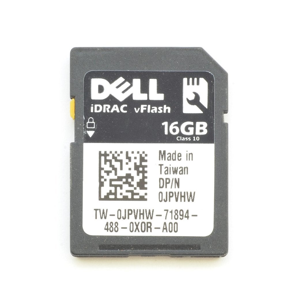 16GB Dell iDRAC vFlash Class 10 SD Card JPVHW, Dell B.V., Info@dell.com, Transformatorweg 38-72, 1014 AK Amsterdam