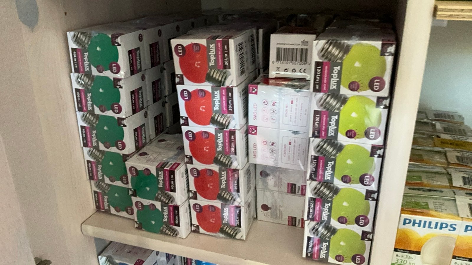 Gekleurde lampen 2 watt geel,rood,groen,blauw,wit E27, Huis en Inrichting, Led-lamp, Meerkleurig, Nieuw, E27 (groot)