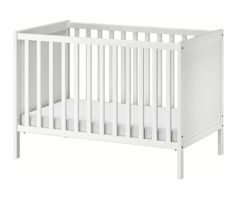 Ikea Sundvik - Wit ledikant incl matras - reeds gedemonteerd, Ophalen, Gebruikt, Ledikant