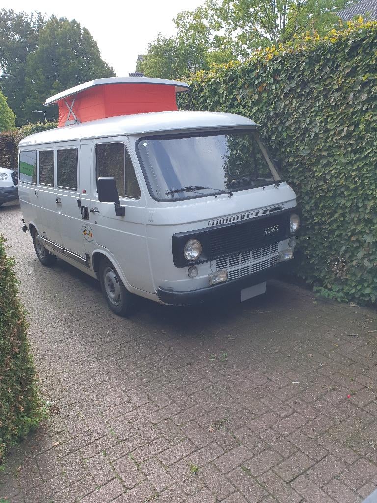 Camper fiat 238 oldtimer wegenbelastingvrij, Caravans en Kamperen, Campers, Chemisch toilet, Reservewiel, Fiat, 7 tot 12 maanden geleden