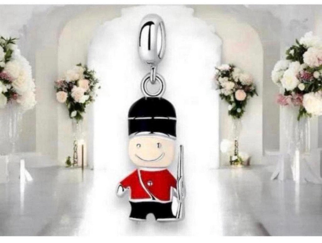 British Royal Guard Charm Sterling silver - Bedel uit london, Overige merken, Nieuw, Ophalen of Verzenden, H
