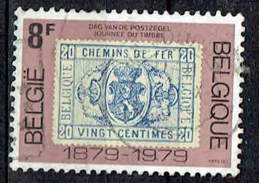 Belgie 1979 100 jaar Postzegels, Verzenden, Gestempeld, Overige thema's