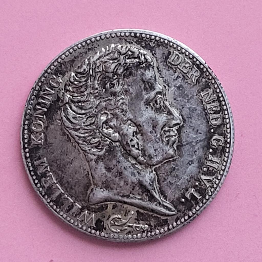 3 Gulden Munt Willem I uit 1825 - niet echt, Postzegels en Munten, Munten | Nederland, Zilver, Koning Willem I, Losse munt, Overige waardes