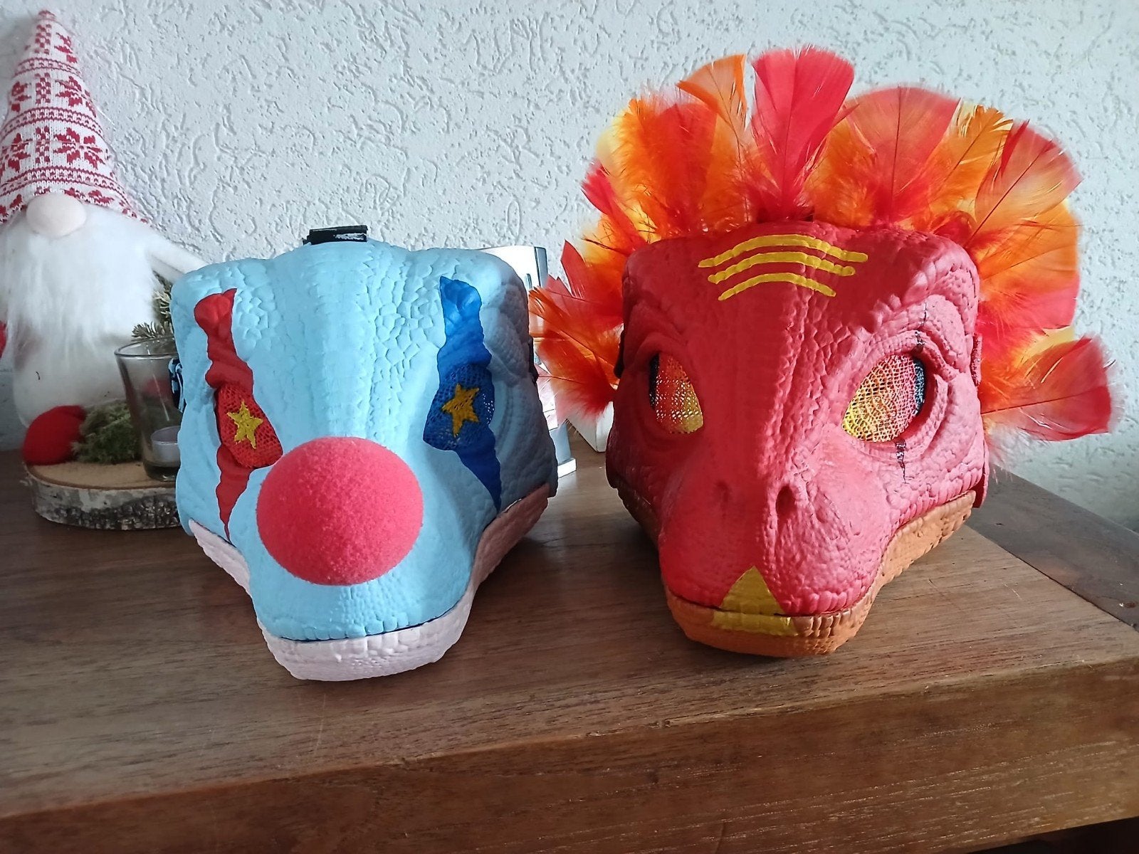 dino mask, Hobby en Vrije tijd, Ophalen of Verzenden
