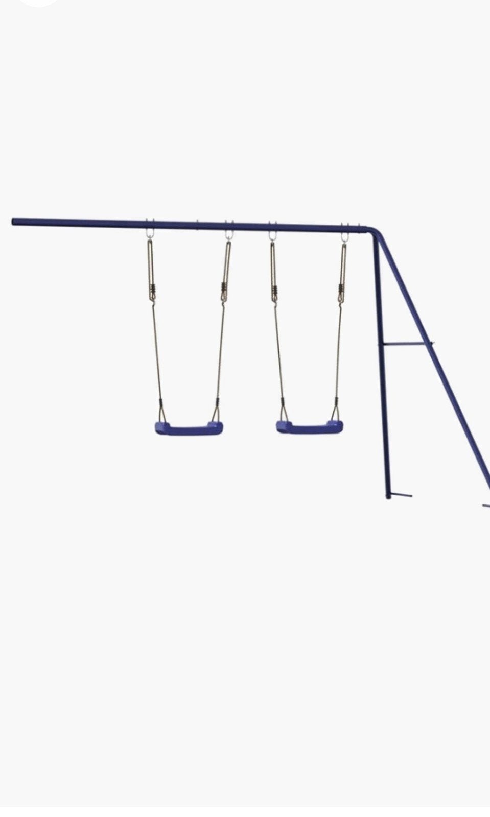 Vida XL Aanbouw Schommel met 2 blauwe zitjes - Nieuw, Kinderen en Baby's, Speelgoed | Buiten | Speeltoestellen, Ophalen, Nieuw