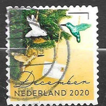 nederland decemberzegel 2020, Ophalen of Verzenden, Na 1940, Gestempeld