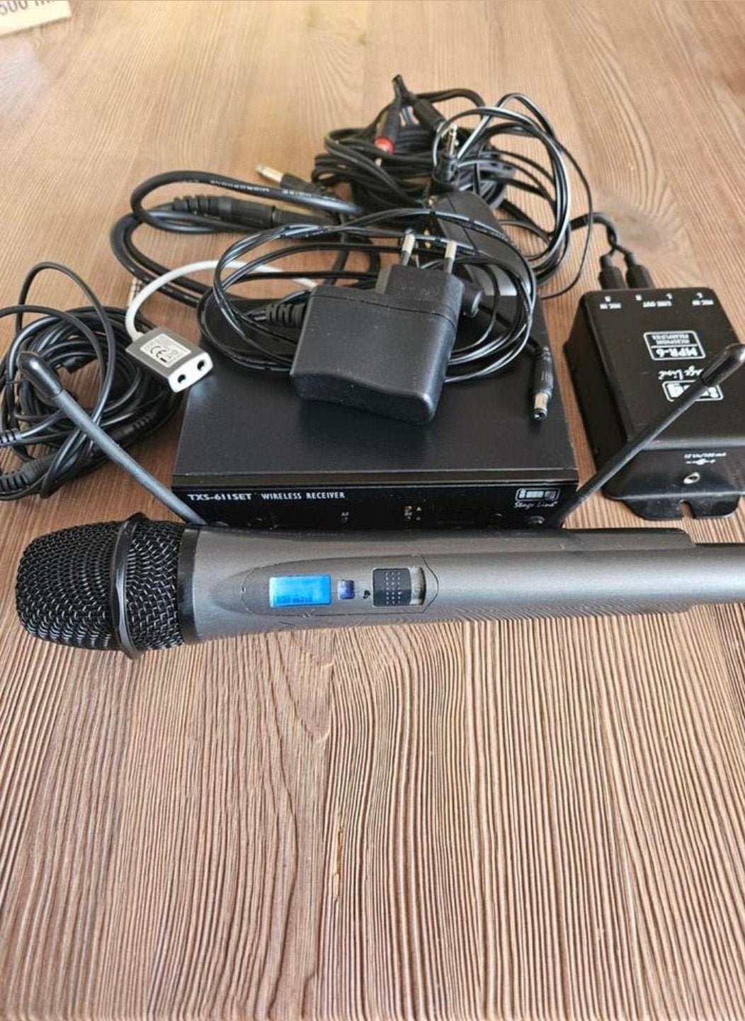 Draadloze microfoon IMG Stageline TXS-611set, Ophalen of Verzenden, Zangmicrofoon